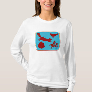 Camiseta Hoodie do esquilo