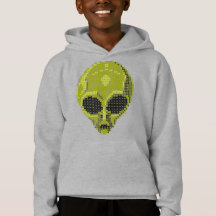Hoodie do estilo futurístico e cósmico