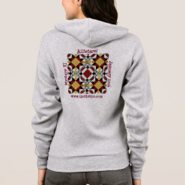 Camiseta Hoodie do fecho de correr