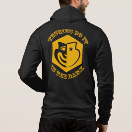 Camiseta Hoodie do Fecho de correr-acima de Techie do