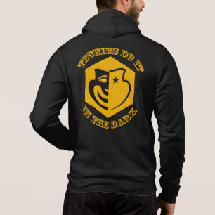 Camiseta Hoodie do Fecho de correr-acima de Techie do