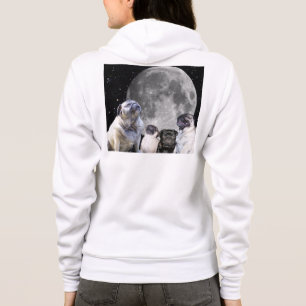 Camiseta Hoodie do fecho de correr do velo de quatro