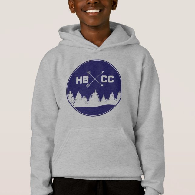 Camiseta Hoodie do logotipo HB CC (Frente)