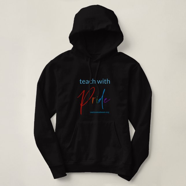 Camiseta Hoodie do Orgulho Negro do Professor (Frente do Design)