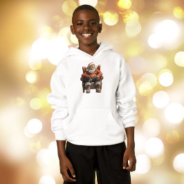 Camiseta Hoodie do Papai noel Cansado