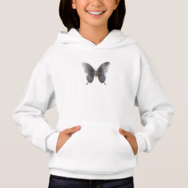 Camiseta Hoodie Elegante Metal Butterfly