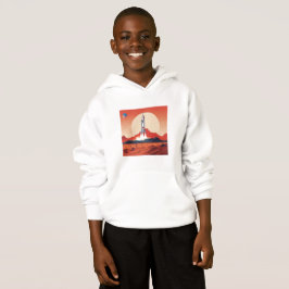 Camiseta Hoodie fusée sur mars
