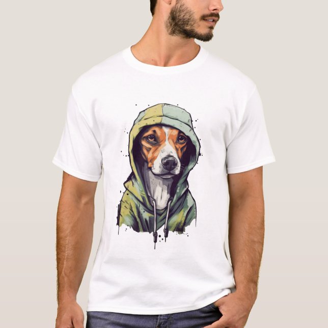 Camiseta Hoodie Hound Swagger (Frente)