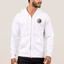 Camiseta Hoodie inspirado no espaço com o Planet Impressão