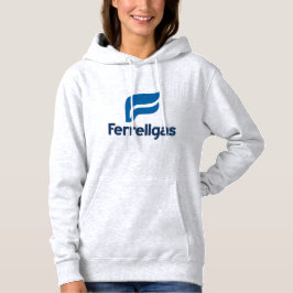 Camiseta Hoodie, logotipo feminino