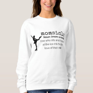 Camiseta Hoodie "Momsicle" - Presente de Patinação na Figur