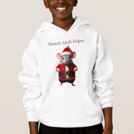 Camiseta Hoodie - Pequeno Auxiliar Papai noel
