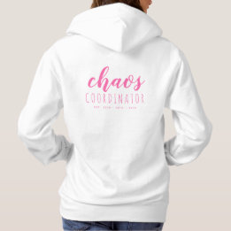 Camiseta Hoodie Personalizado Simples para a Mãe | Rosa-Neã