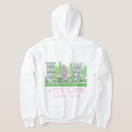 Camiseta Hoodie Pink Life, Cidade do Sul