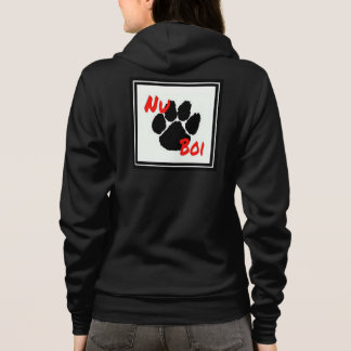 Camiseta Hoodie preto do NU Boi das mulheres
