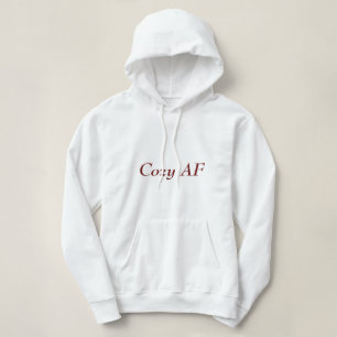 Camiseta Hoodie, Pullover, Cozy AF