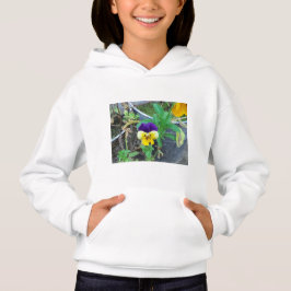 Camiseta Hoodie Púrpura e Amarelo