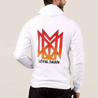 Camiseta Hoodie (WHT) do logotipo da madrugada real