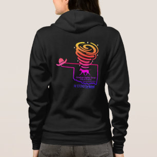 Camiseta Hoodie Zipper Negro