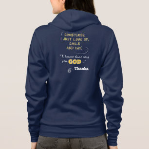 Camiseta Hoodies cristãos do deus dos obrigados das
