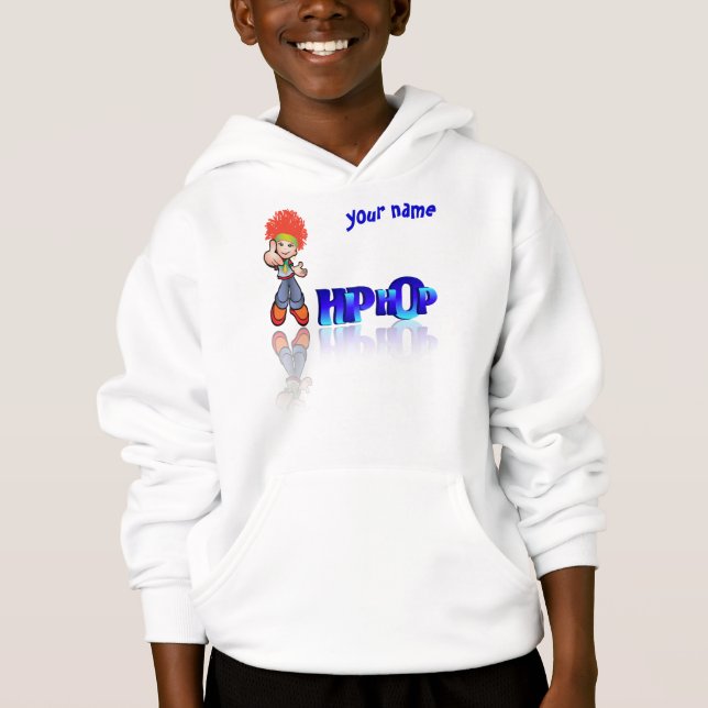 Camiseta hoodies do hip-hop (Frente)