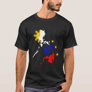 Camiseta Hoodies do mapa filipino