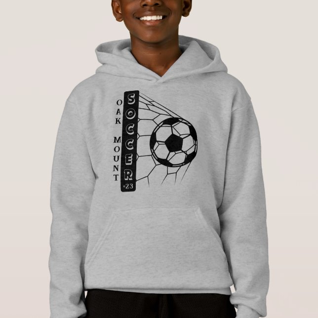 Camiseta Hoodies personalizado de futebol (Frente)