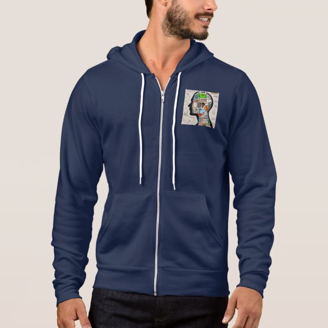 Camiseta hoodies_silhuetted_head_muitos_diferentes (Frente)