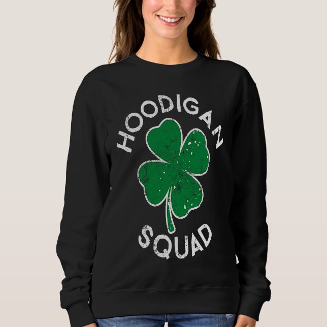 Camiseta Hoodigan Hooligan Squad Lucky C St Patrick's Day (Frente)
