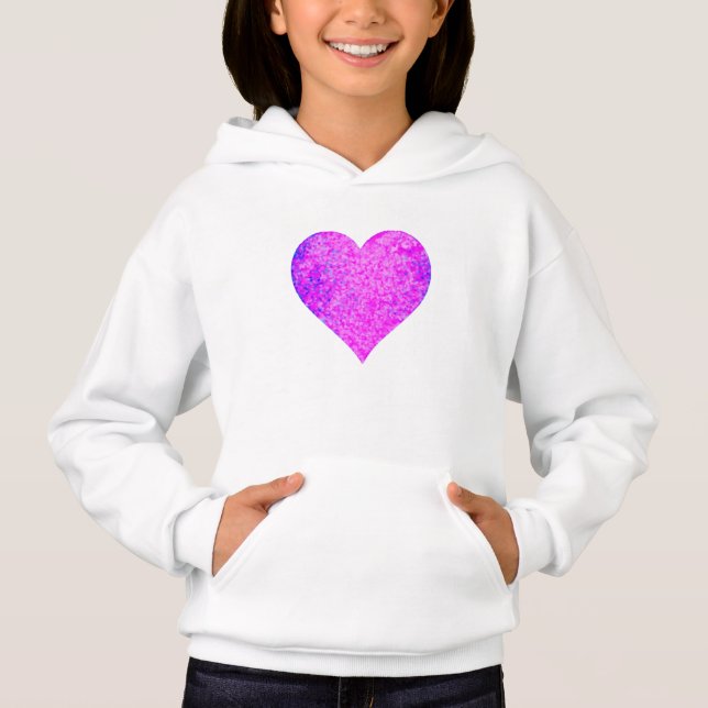 CAMISETA HOODIO DE CORAÇÃO DE TINTA (Frente)