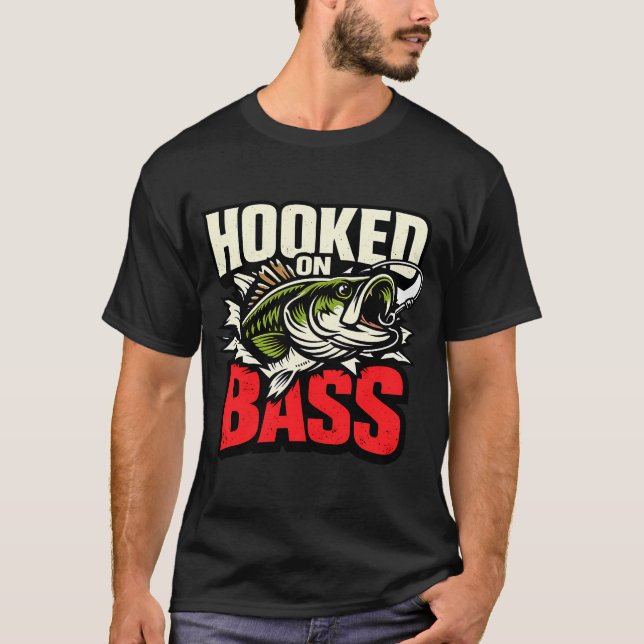 Camiseta Hook, Line e Gnome â€“ Ilustração de Gnome de Pesc (Frente)