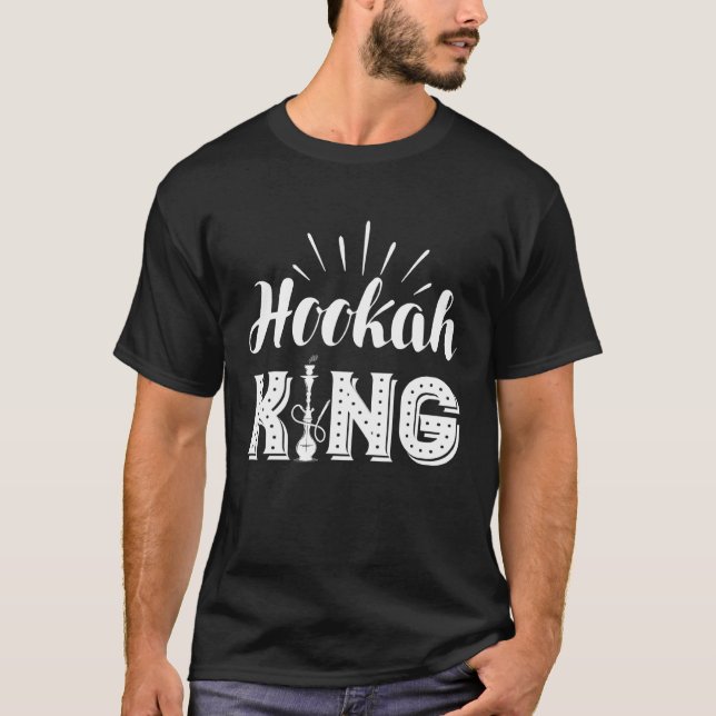 Camiseta Hookah King Water Pipe Cigarro Shisha (Frente)