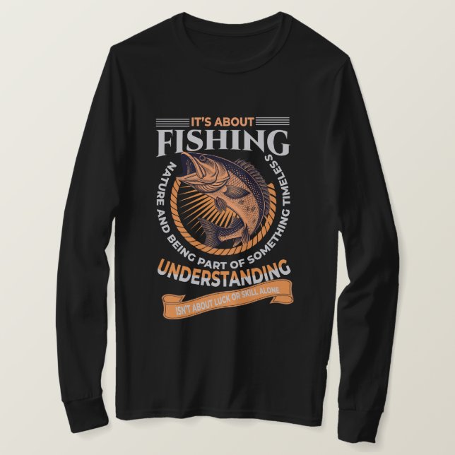 Camiseta Hooked on Fishing (Frente do Design)