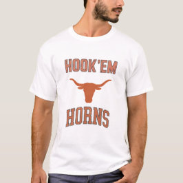 Camiseta Hook'em horns - Texas Bull Head with Longhorns