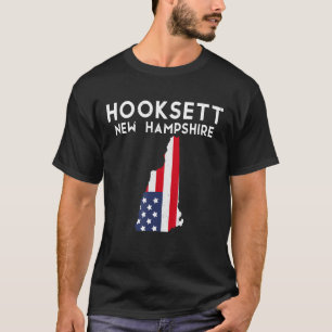 Camiseta Hooksett New Hampshire EUA State America Viagem