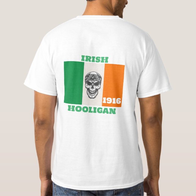 Camiseta Hooligan Biker Irlandesa (Verso)