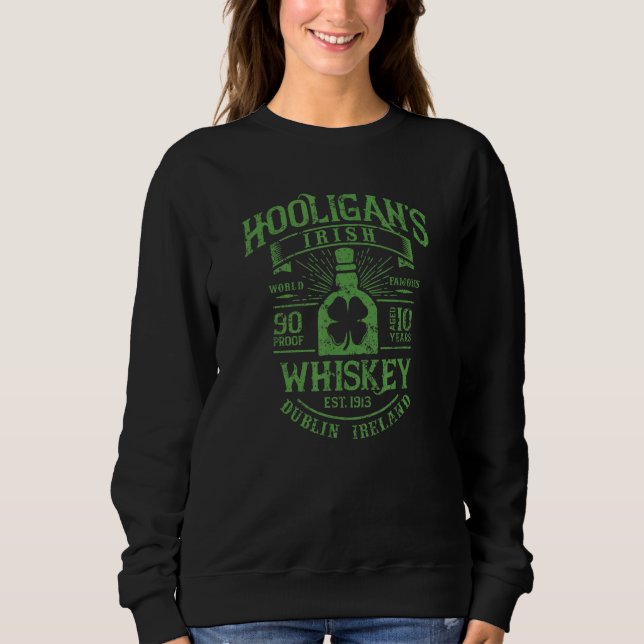 Camiseta Hooligans World Familiar Irish Whiskey Dublin Irel (Frente)