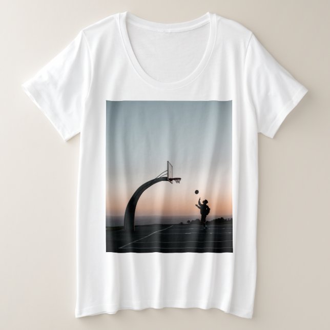 Camiseta Hoop de basquete incrível (Frente do Design)