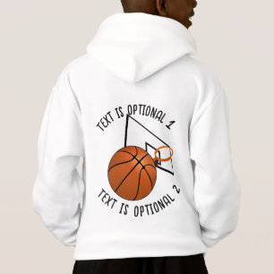 Camiseta Hoop de basquete no basquete