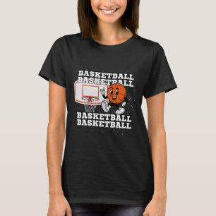 Camiseta Hoop de Caracteres de Basquete