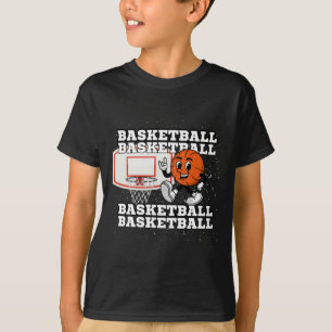 Camiseta Hoop de Caracteres de Basquete