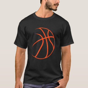Camiseta Hoop desportivo do jogador de basquete da Silhout