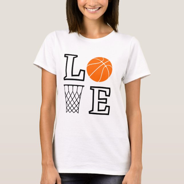 Camiseta Hoops de basquete, Presente de Jogador de Basquete (Frente)
