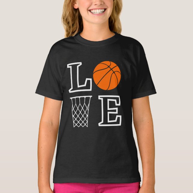 Camiseta Hoops de basquete, Presente de Jogador de Basquete (Frente)