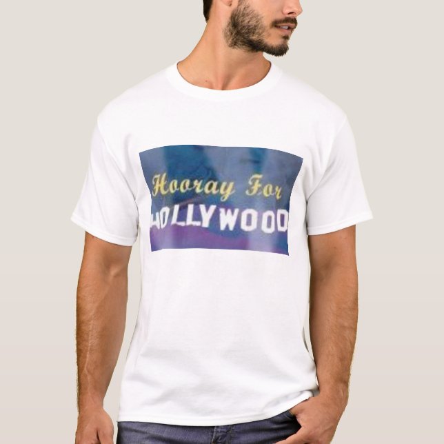 Camiseta Hooray para Hollywood (Frente)
