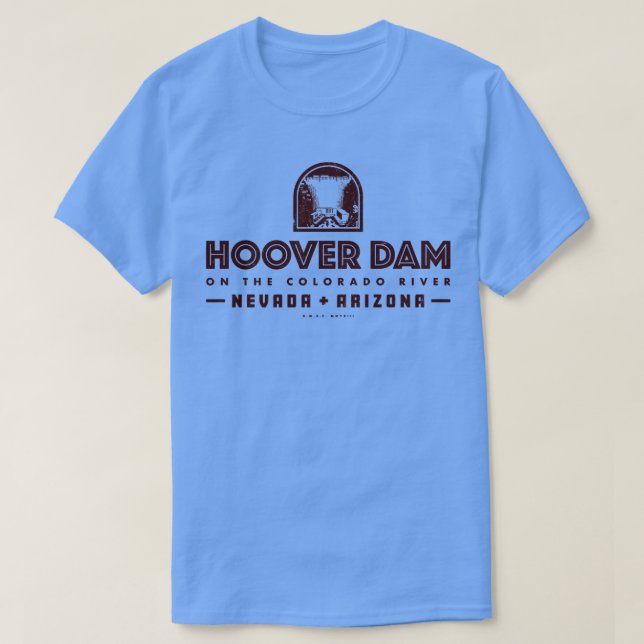 Camiseta Hoover Dam Brown (Frente do Design)