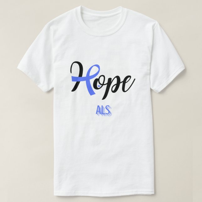 CAMISETA HOPE/ALS/LOU GEHRIG/UNISEX (Frente do Design)