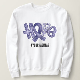 Camiseta Hope Awareness Ribbon Personalized Hashtag