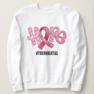 Camiseta Hope Awareness Ribbon Personalized Hashtag