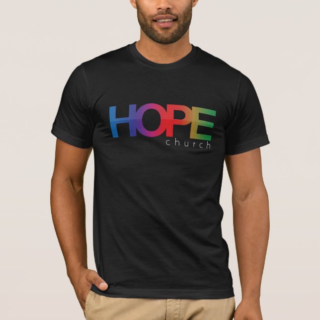 Camiseta Hope Church Rainbow Shirt (Frente)